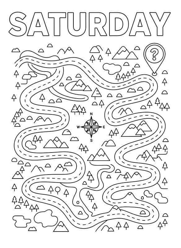 Map to Adventure Awaits