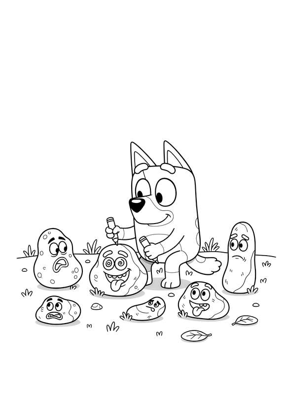 Rock Art Fun with Found Treasures