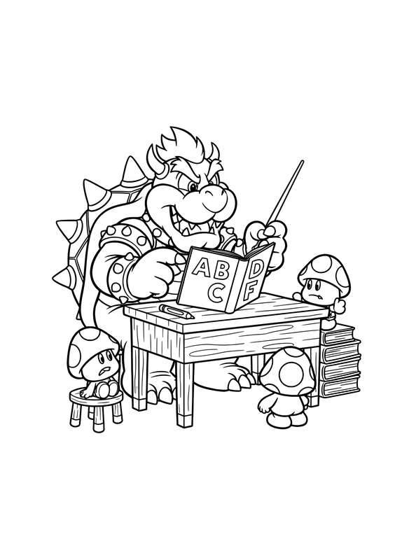 Bully for Learning: Bowser's ABC Class