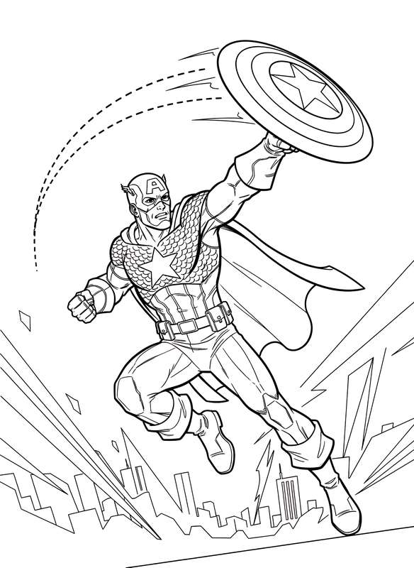 Shield Toss in Motion