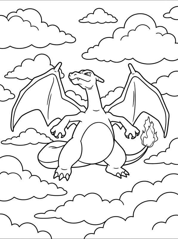 Charizard's High-Altitude Flight