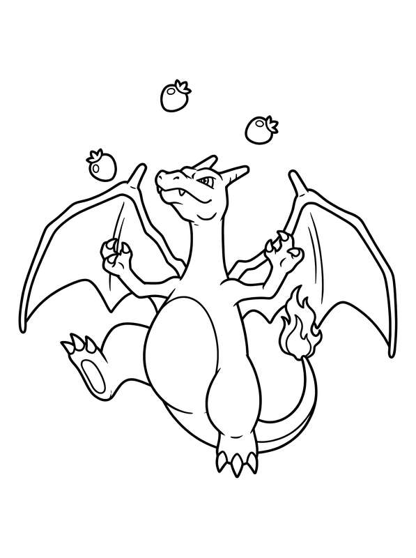 Charizard's Berry Juggling Act