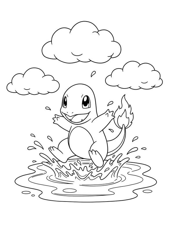 Splashing in Spring Puddles