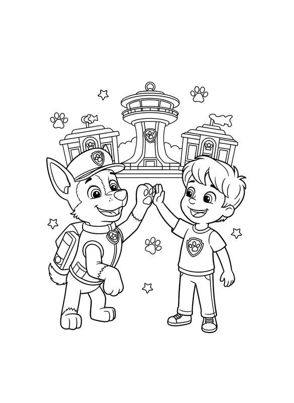 High-Five with Officer Chase