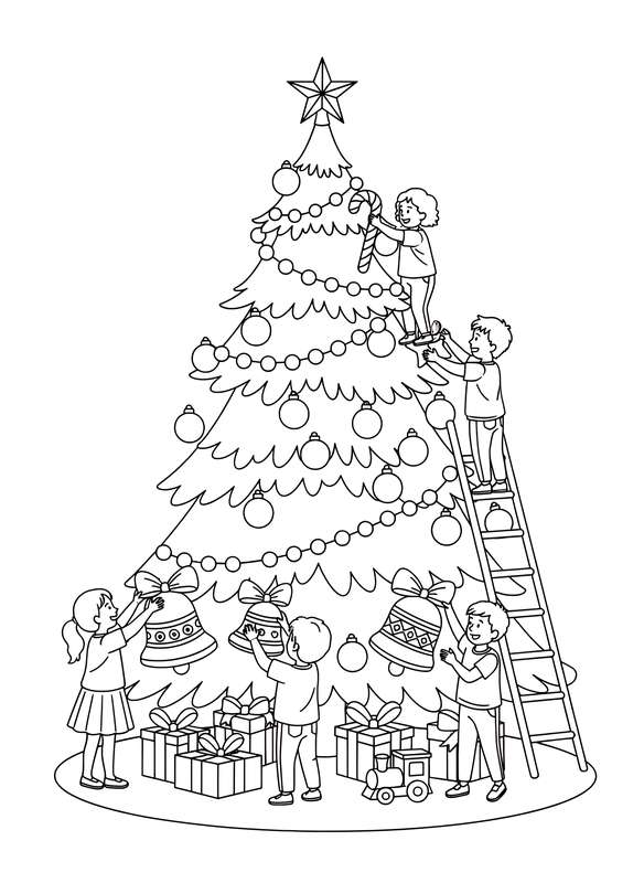 Decorating the Giant Tree