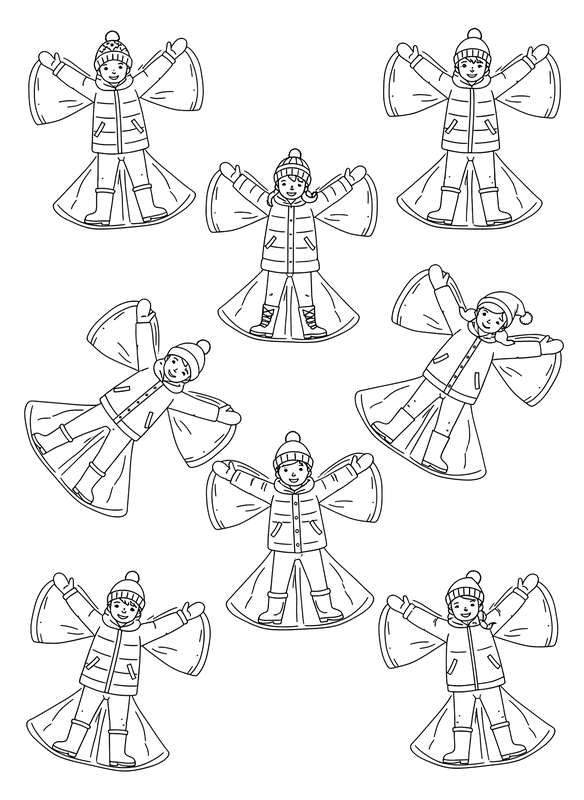 Making Winter Angels