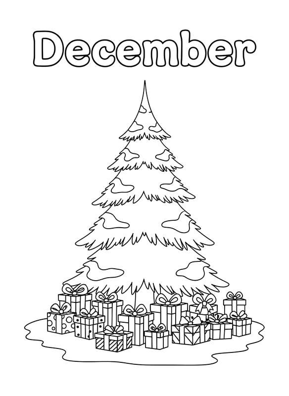 Gifts Under a Snow-Dusted Pine