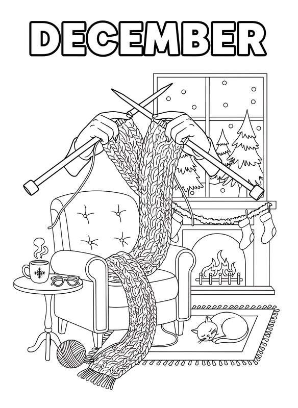 Cozy Chronicles: Knitting Warmth