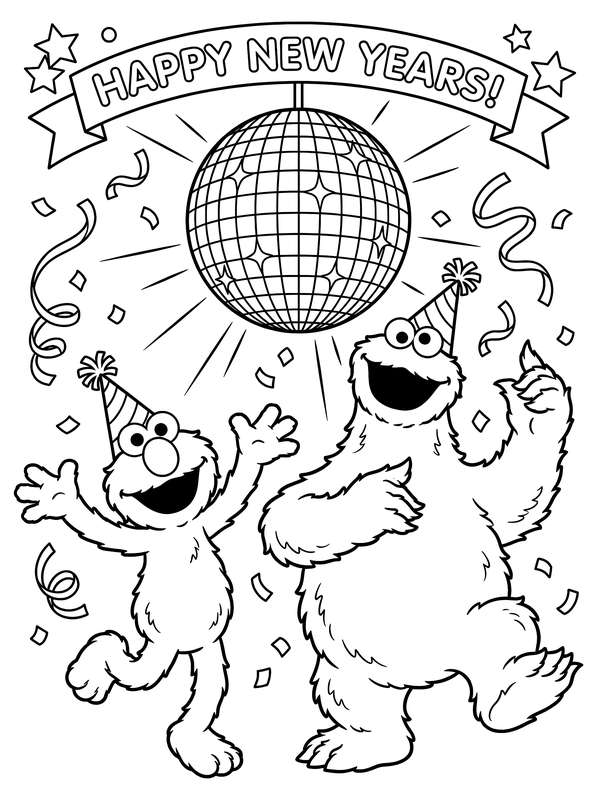 Disco Dance Party with Elmo and Cookie