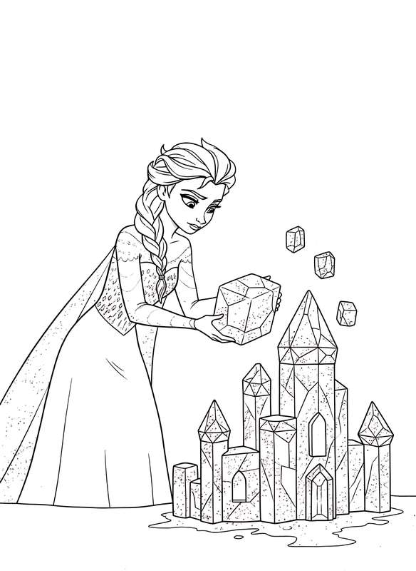 Miniature Ice Palace Construction