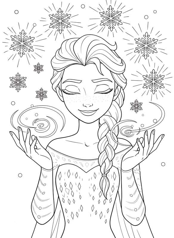 11 Free Elsa Coloring Pages