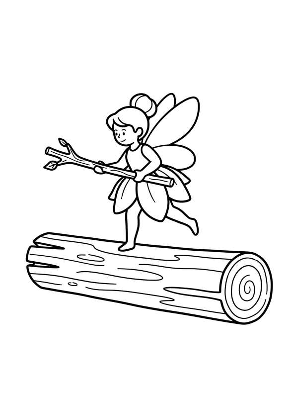 Log Walk Balance Beam