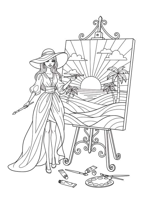 Canvas of Color: Sunset Masterpiece