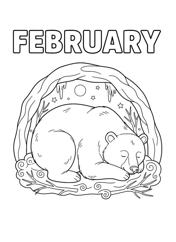 Sweet Dreams: Winter Bear Nap