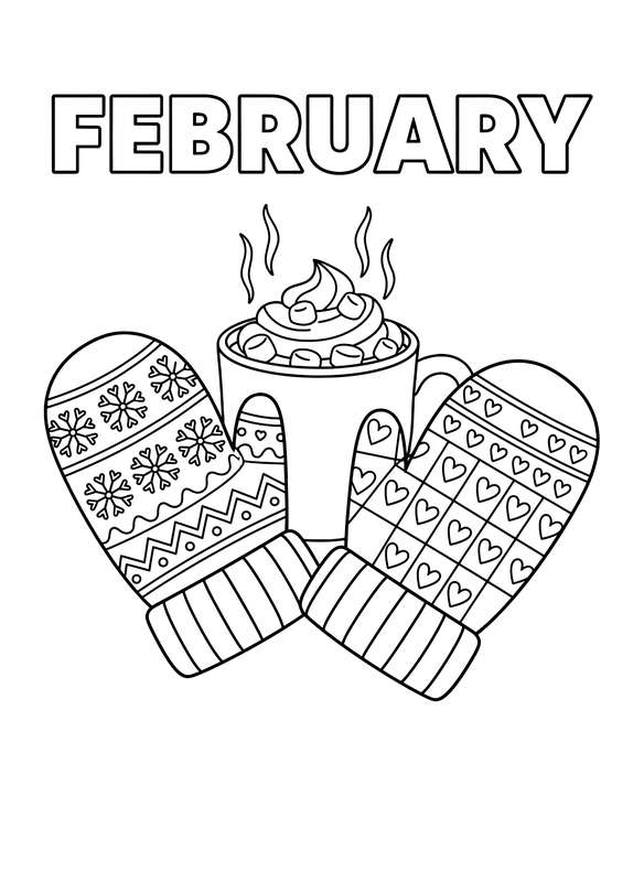 Warm Cocoa & Knit Mitten Comfort