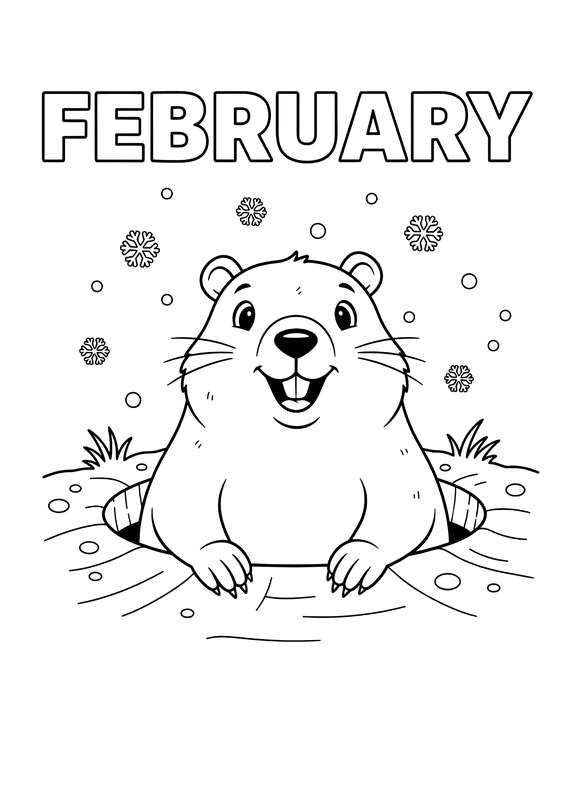 Groundhog Day Peek-a-Boo!