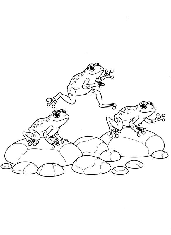 Leapfrog Fun on River Stones