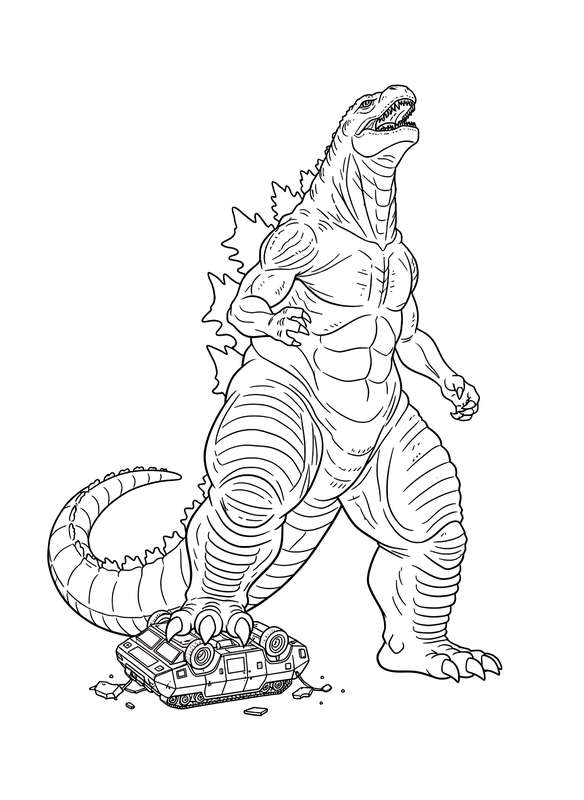 Victorious Stance atop the Wreckage