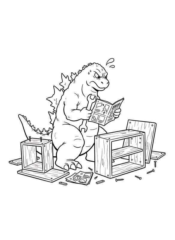19 Free Godzilla Coloring Pages