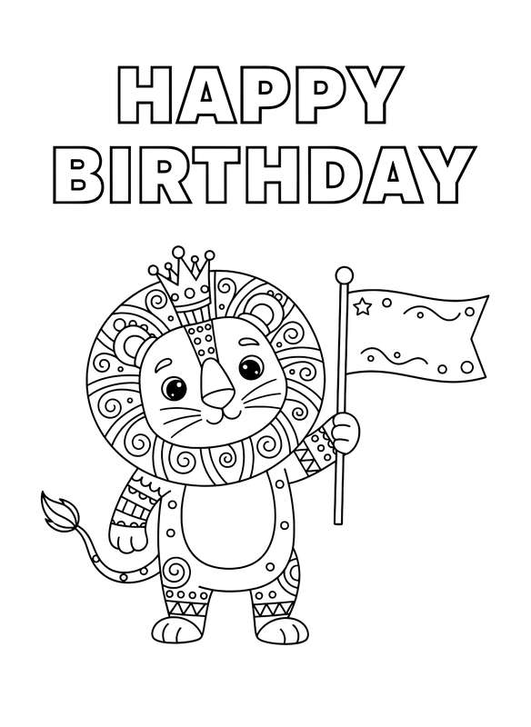 Lion King of Birthday Fun