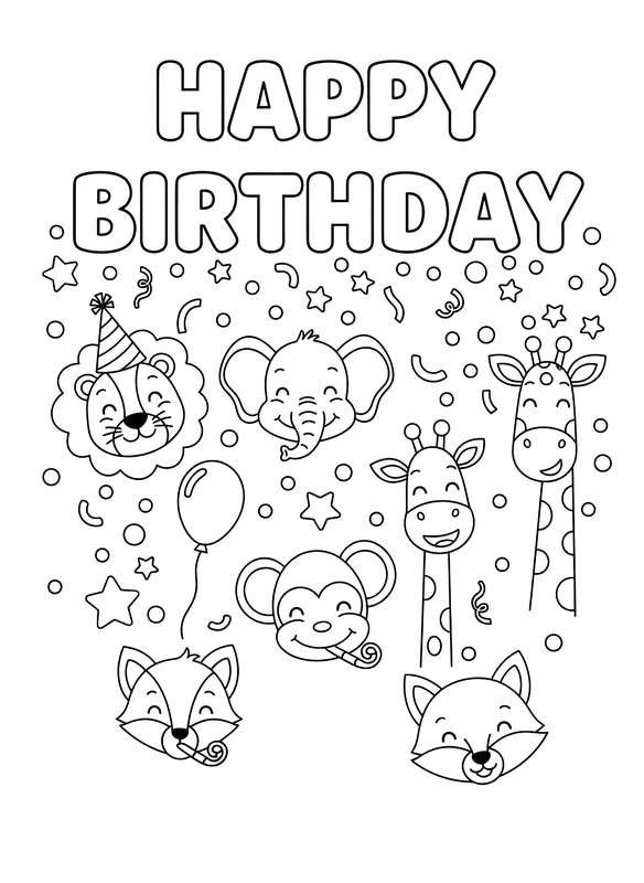 Confetti Fun with Friendly Faces