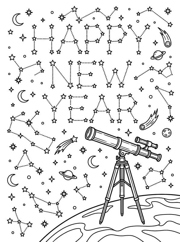 Cosmic New Year Stargazing Adventure