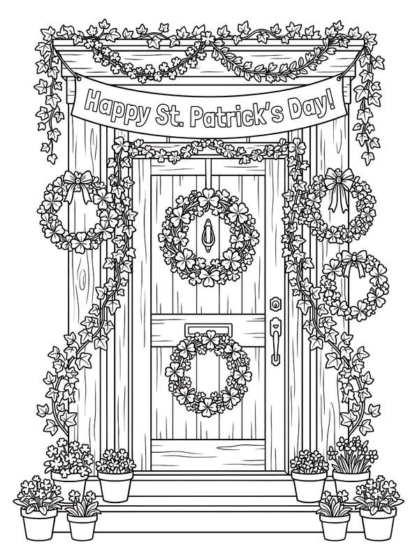 Clover Doorway Welcome Mat