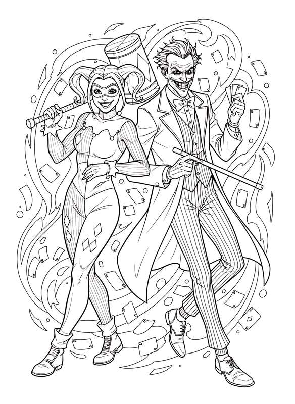 Harley and Joker Duo Delight
