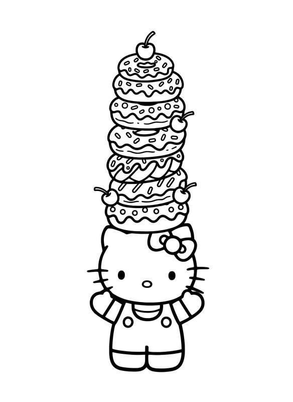 Donut Tower Balancing Act