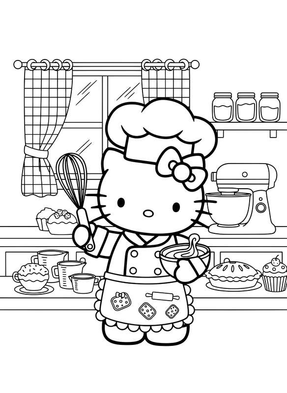 Head Baker Hello Kitty
