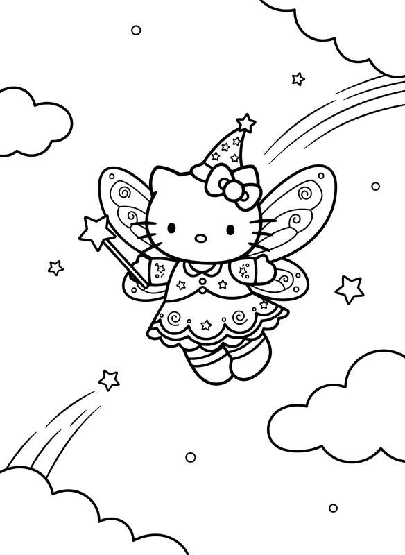 Fairy Kitty Takes Flight