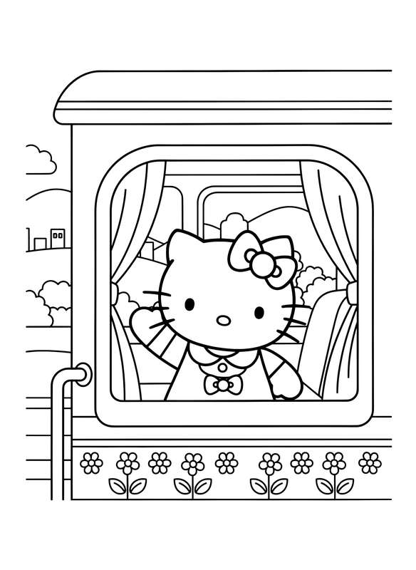 Waving from the Caboose