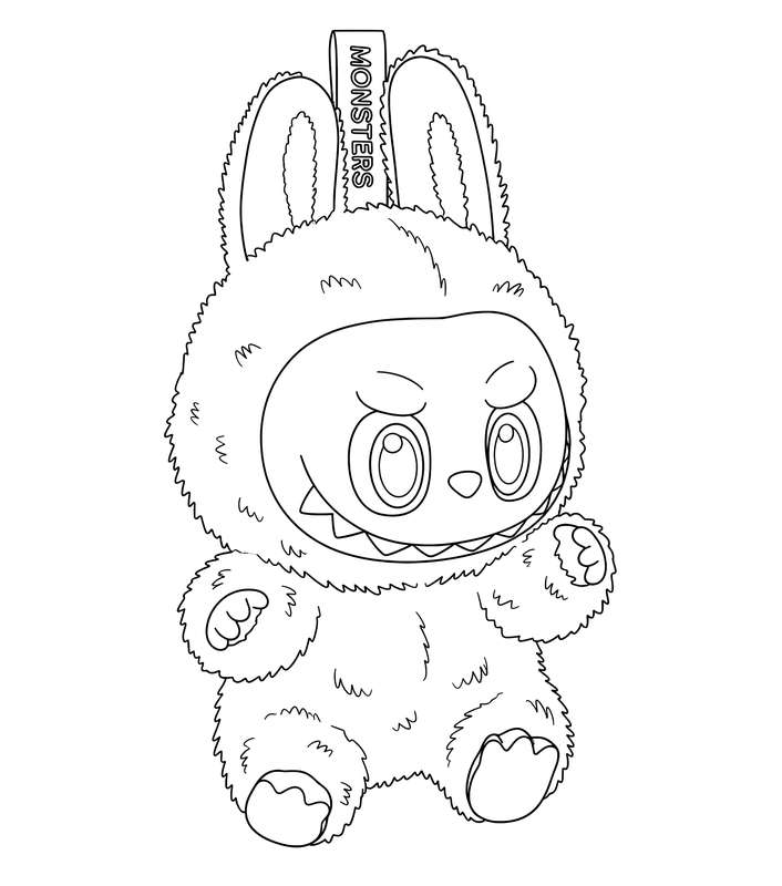 6 Free Labubu Coloring Pages