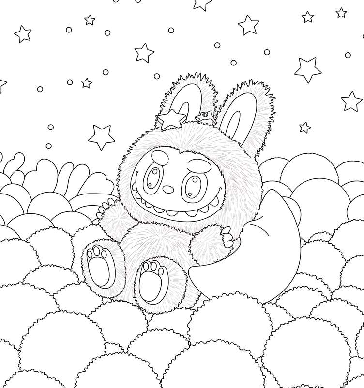 Cloudy Starry Labubu