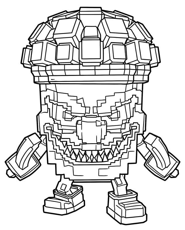 Cappuccino Clownino's Grin Deepened