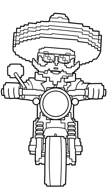 Burrito Bandito's Motorcycle Zoom