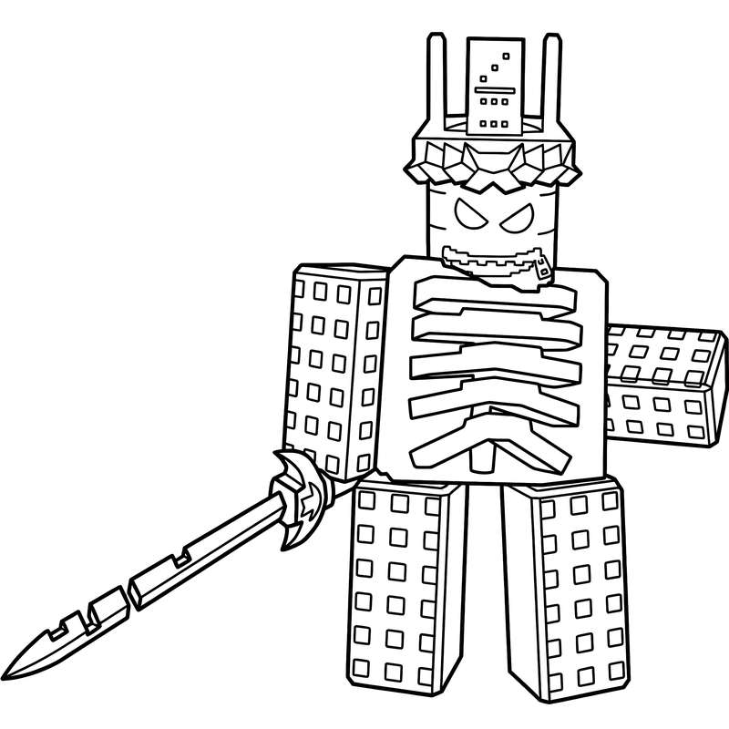 Skeleton Warrior Grips His Blade