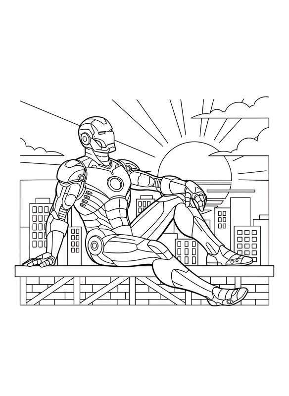 Rooftop Sunset Wind Down