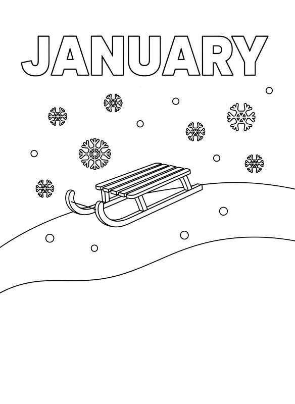 Ready, Set, Sled! January Fun