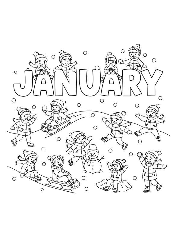 Bundled Up Joy: January Kids