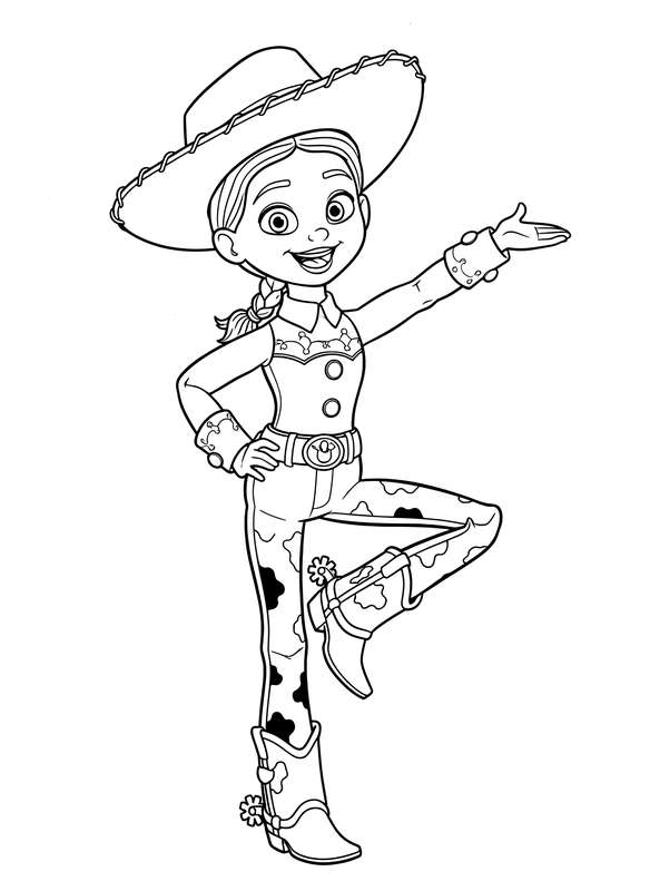 Jessie's Hat-Tipping Rodeo Pose