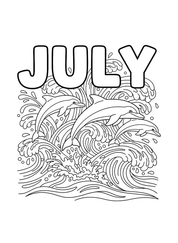 Dolphin Dive: July Wave Action