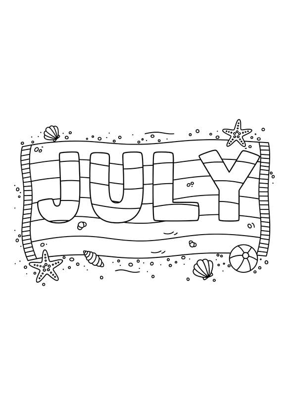 Beach Day Ready: Striped Towel Scene