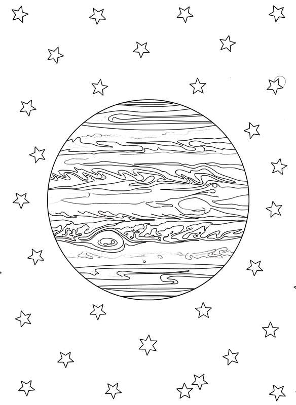 Jupiter's Swirling Bands