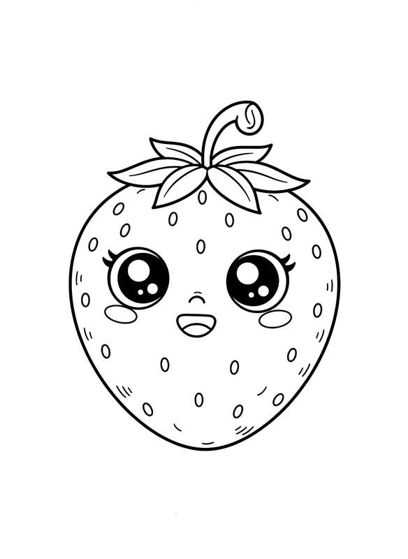 Giant-Eyed Happy Strawberry