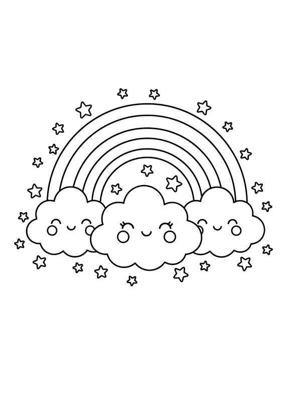 47 Free Kawaii Coloring Pages