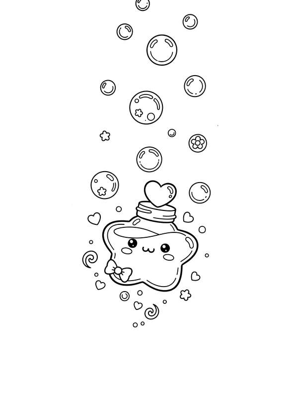 Magical Floating Bubble Bottle