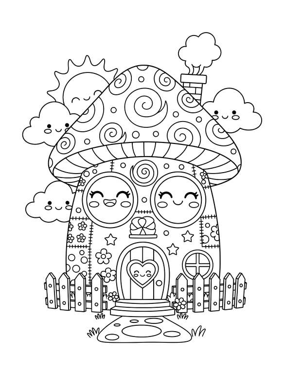 House with Smiling Windows