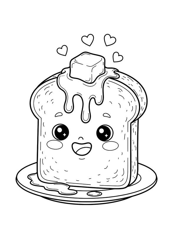 Toast with Melting Butter