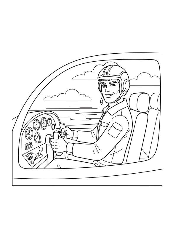 Ken Pilots the Blue Skies